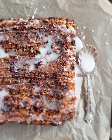 Glazed Cinnamon Bun Coffee Cake