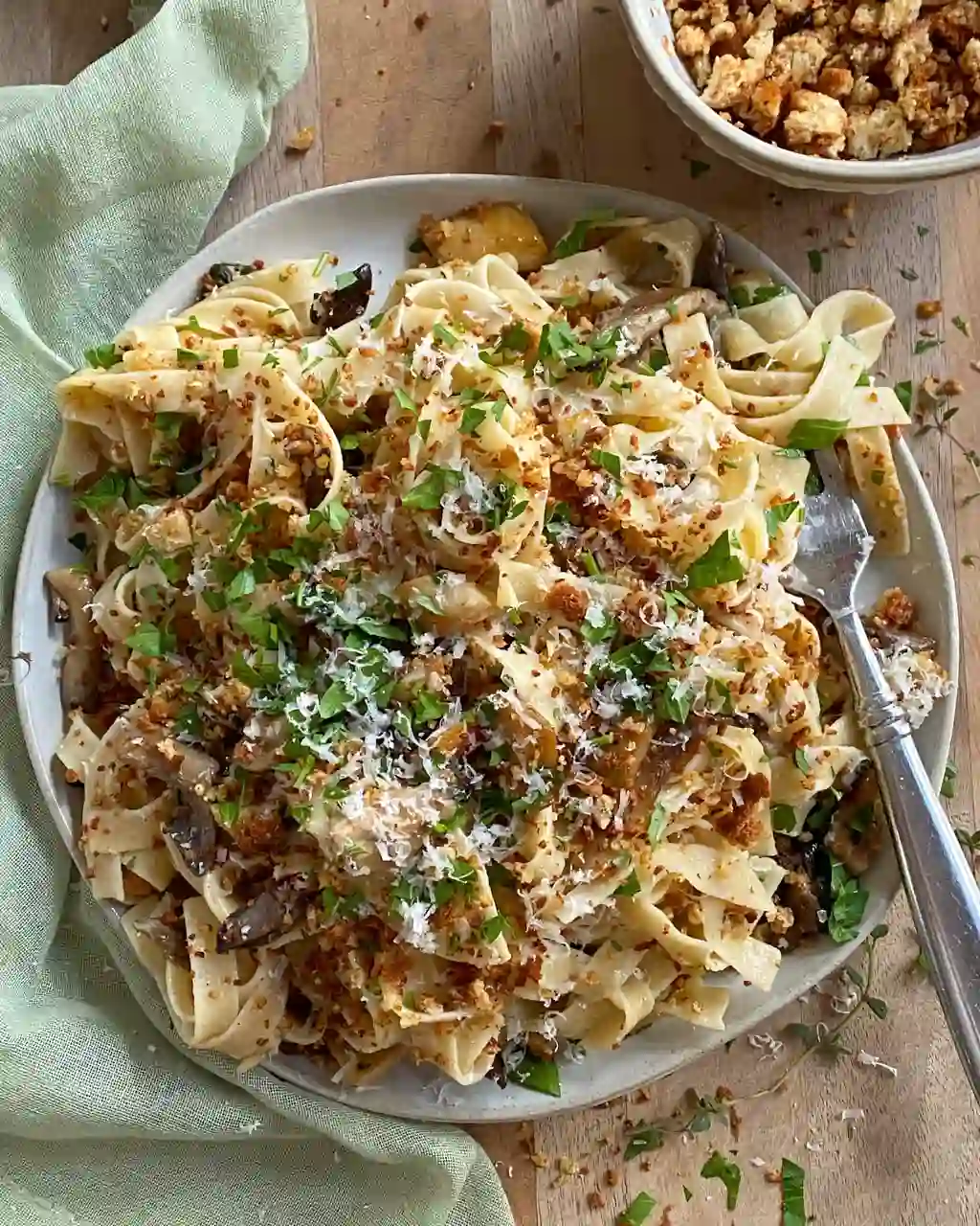 fettuccine with cheese