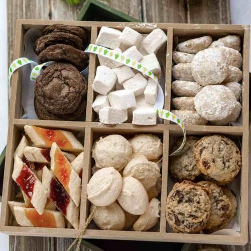 Box Filled with Cookies