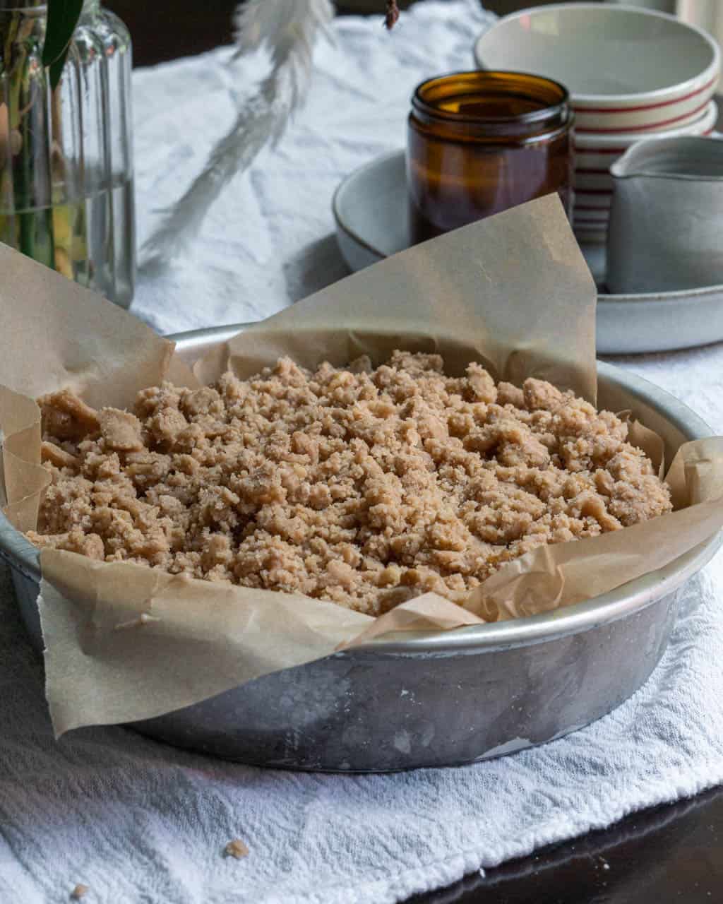streusel topping unbaked