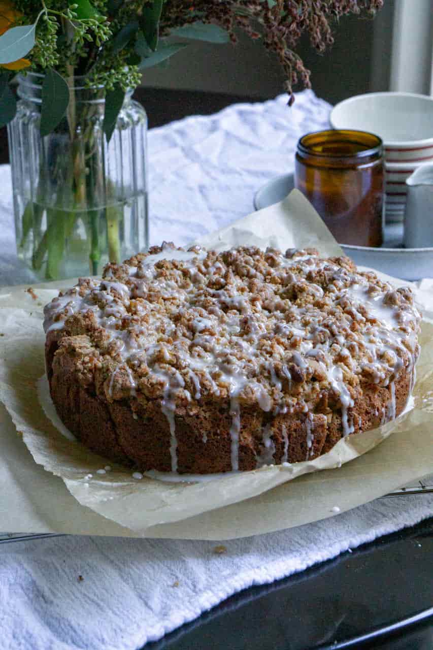 drizzle on coffee cake