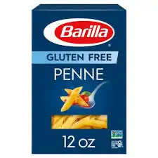 A box of gluten-free penne pasta