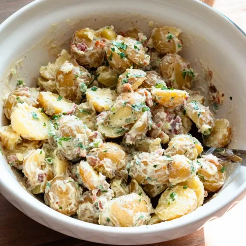 Potato Salad in a bowl.